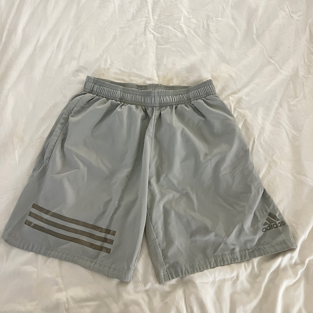 Adidas Men's Gray Shorts (Small) CLIMACOOL